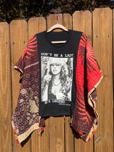 KANTHA TEE KAFTAN // open size handmade // STEVIE NICKS legend