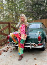 KANTHA ADJUSTABLE OVERALLS // pockets small-XL free size