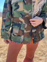 UPCYCLED JACKET  // medium handmade // Butterflies Camo