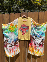 KIMONO TEE KAFTAN // open size handmade // ROLLING STONES Bling