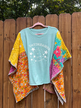 *remake* KANTHA TEE KAFTAN // open size handmade // DAYDREAMER Turquoise