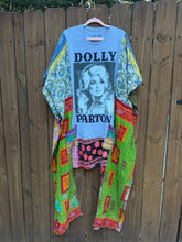 KANTHA WING UPCYCLED DRESS// free size handmade// Dolly grey