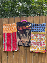 KANTHA TEE KAFTAN // open size handmade // JIMI HENDRIX