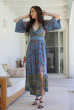 Moroccan blues // maxi dress