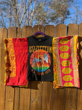 KANTHA TEE KAFTAN // open size handmade // LED ZEP