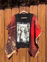 KANTHA TEE KAFTAN // open size handmade // STEVIE NICKS legend