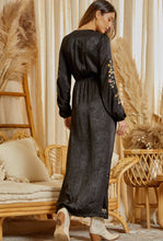 Witchy woman Embroidered maxi