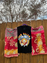 KANTHA TEE KAFTAN // open size handmade // VAN HALEN