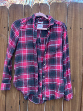 OOAK upcycled FLANNEL “Steve miller band” shirt // small