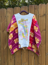 KANTHA TEE KAFTAN // open size handmade // MY LITTLE PONY