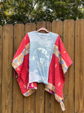 KANTHA TEE KAFTAN // open size handmade // BIGGIE SMALLS