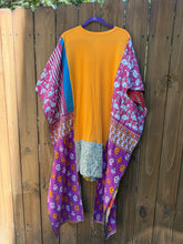 KANTHA WING UPCYCLED DRESS// free size handmade// BOB MARLEY