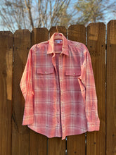 OOAK M/L  DOG LOVER upcycled FLANNEL shirt