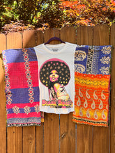 KANTHA TEE KAFTAN // open size handmade // Diana Ross