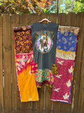 KANTHA WING UPCYCLED DRESS// free size handmade// STEVIE DRESS