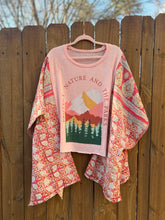 KANTHA TEE KAFTAN // open size handmade // PROTECT NATURE