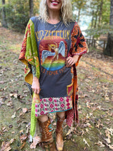 *remake* KANTHA WING UPCYCLED DRESS// open size handmade// LED ZEP grey