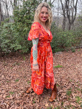 MADELINE Tangerine dress // maxi dress