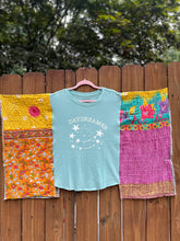 *remake* KANTHA TEE KAFTAN // open size handmade // DAYDREAMER Turquoise