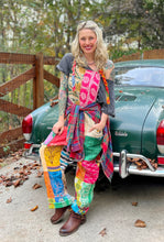 KANTHA ADJUSTABLE OVERALLS // pockets small-XL free size