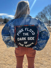 UPCYCLED JACKET  // Xl handmade // bleach dye Pink Floyd