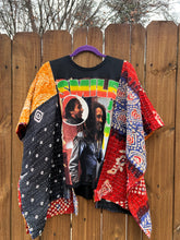 KANTHA TEE KAFTAN // open size handmade // BOB MARLEY Jamaica