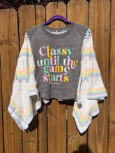 CROCHET granny TEE KAFTAN // open size handmade // classy till the game starts