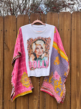 *remake* KANTHA TEE KAFTAN // open size handmade // DOLLY pink