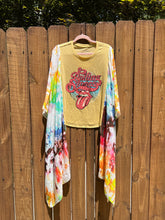 KIMONO TEE KAFTAN // open size handmade // ROLLING STONES Bling