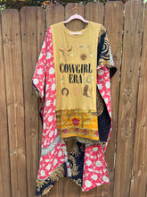 *Remake* KANTHA WING UPCYCLED DRESS// open size handmade// COWGIRL ERA
