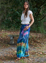 Stretch Indigo tie dye // palazzo pants