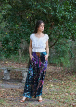 Stretch Galaxy tie dye // palazzo pants