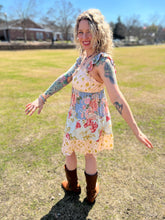 ELLA patchwork dress // mini dress