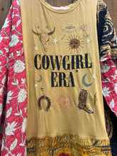 *Remake* KANTHA WING UPCYCLED DRESS// open size handmade// COWGIRL ERA