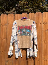FLANNEL TEE KAFTAN // open size handmade //HARLEY
