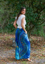 Stretch Indigo tie dye // palazzo pants