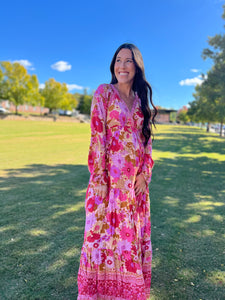 PRESSED FLOWERS  // maxi dress