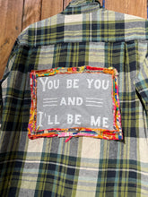 Superlovetees Upcycled Flannel //medium handmade // you be you