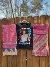 KANTHA TEE KAFTAN // open size handmade // WHITNEY