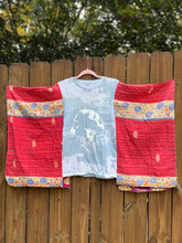 KANTHA TEE KAFTAN // open size handmade // BIGGIE SMALLS