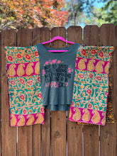 KANTHA TEE KAFTAN // open size handmade // not to ruin the ending