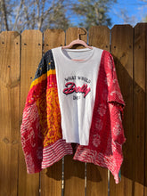 KANTHA TEE KAFTAN // open size handmade // what would DOLLY do