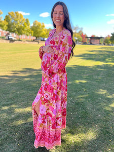 PRESSED FLOWERS  // maxi dress