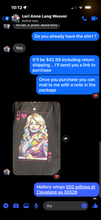 Reserved for LORI //   DOLLY SHIRT sending their own