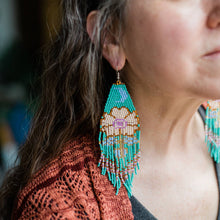 Moonflower Earring Turquoise