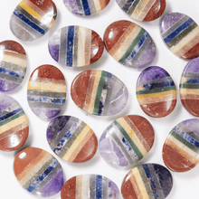 Bonded Chakra Worry Stones | Pocket Crystal | Thumb Stone