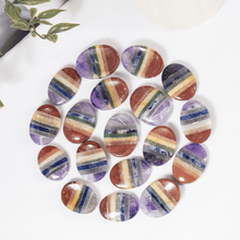 Bonded Chakra Worry Stones | Pocket Crystal | Thumb Stone