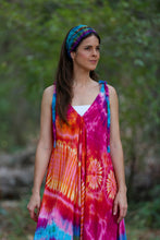 Wide-Leg Rainbow Tie-Dye Romper: 2 / One Size